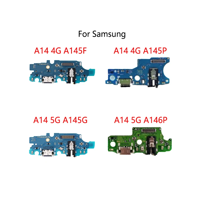 Złącze USB do stacji dokującej Elastyczny kabel do Samsung Galaxy A14 M14 4G A145F A145P 5G A146B A146P A146U Moduł płytki ładującej