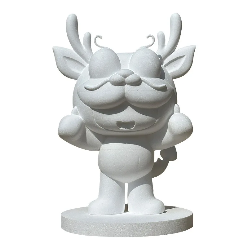 

Outdoor activity decorative sculpture ornament, large cartoon doll ornament floor, fiberglass foam model sculpture