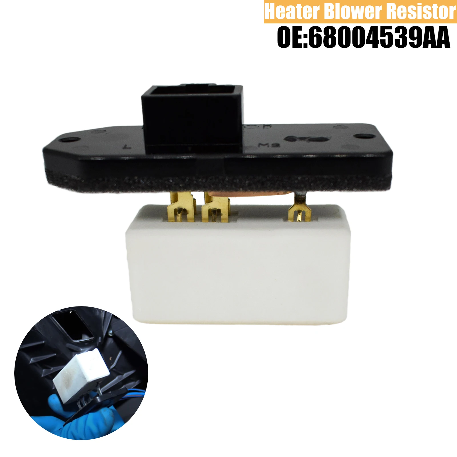 Heater Blower Fan Resistor For Dodge Ram 1500 2500 3500 1994-2008 Jeep Grand Cherokee 68004539AA Motor Car Replacement Parts