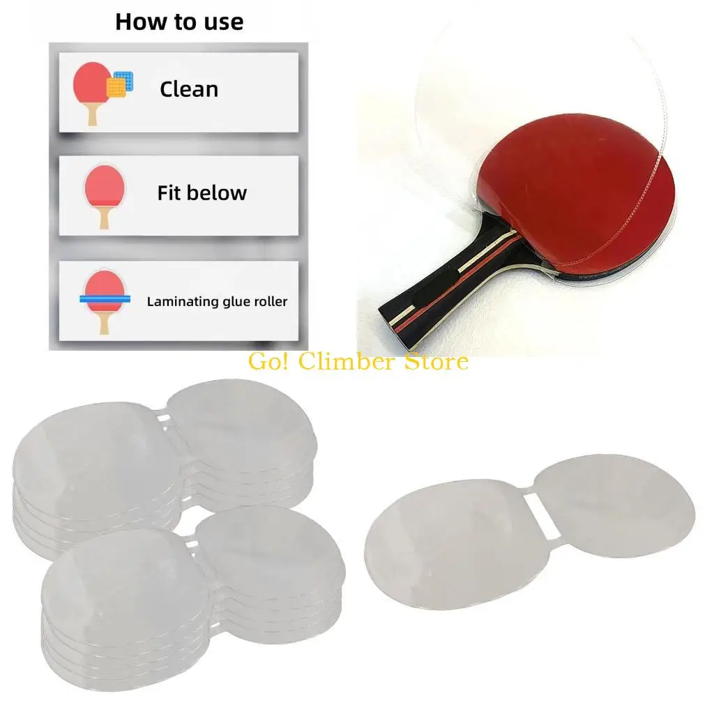 

Q84c аксессуары Bate Bat Accessories Scrameproper Plant Film Table Tennis Bat Double -Sided Table Tennis Protector Film