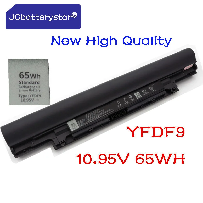 

JC New YFDF9 Laptop Battery for DELL Latitude 3340 3350 5MTD8 YFOF9 HGJW8 VDYR8 7WV3V H4PJP V131 2 Series JR6XC 10.95V 65Wh