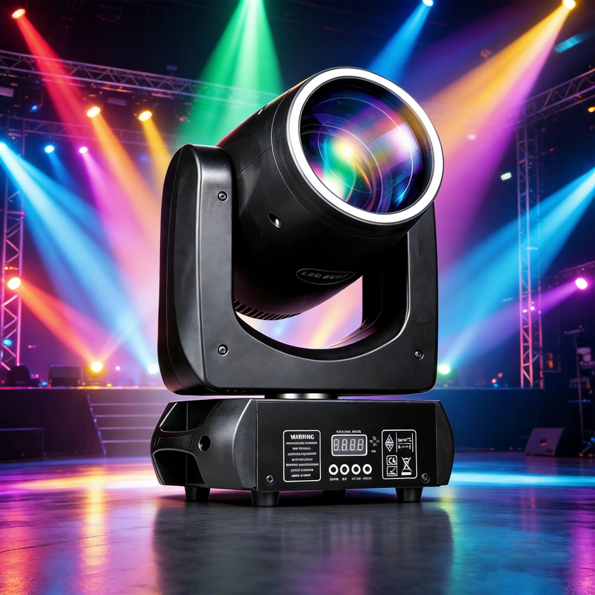 

2026 New 200W Moving Head Beam Light RGB LED Strip DMX512 DJ Stage Lighting Disco Club Party Effect Light