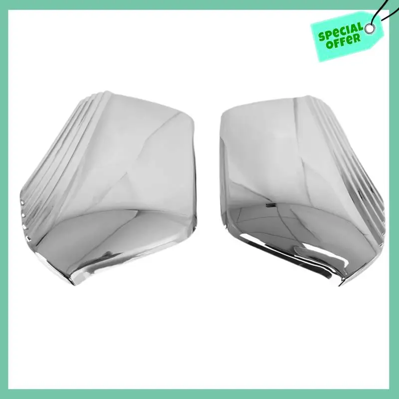 

A03G-Chrome L&R Rearview Mirror Trim Cover For Honda Goldwing GL1500 ALL GL 1500 1988-2000 Mirror Back Accents Shells