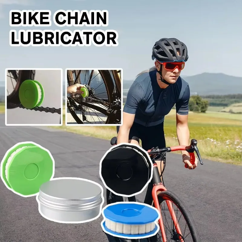 1PCS Bike Chains Oil Roller Cleaning Bicycle Chain Lubricator Bicycle Maintenance Tool Portable Bike Cycling Accessories