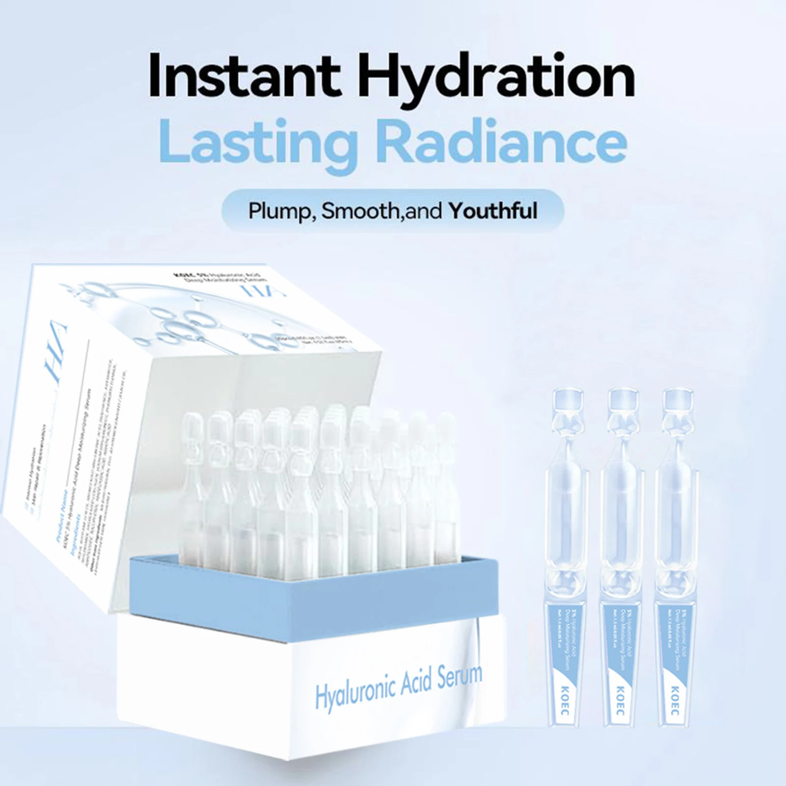 

Hyaluronic Acid Facial Moisturizing Serum Nature Hyaluronic Acid Suitable for All Skin Types