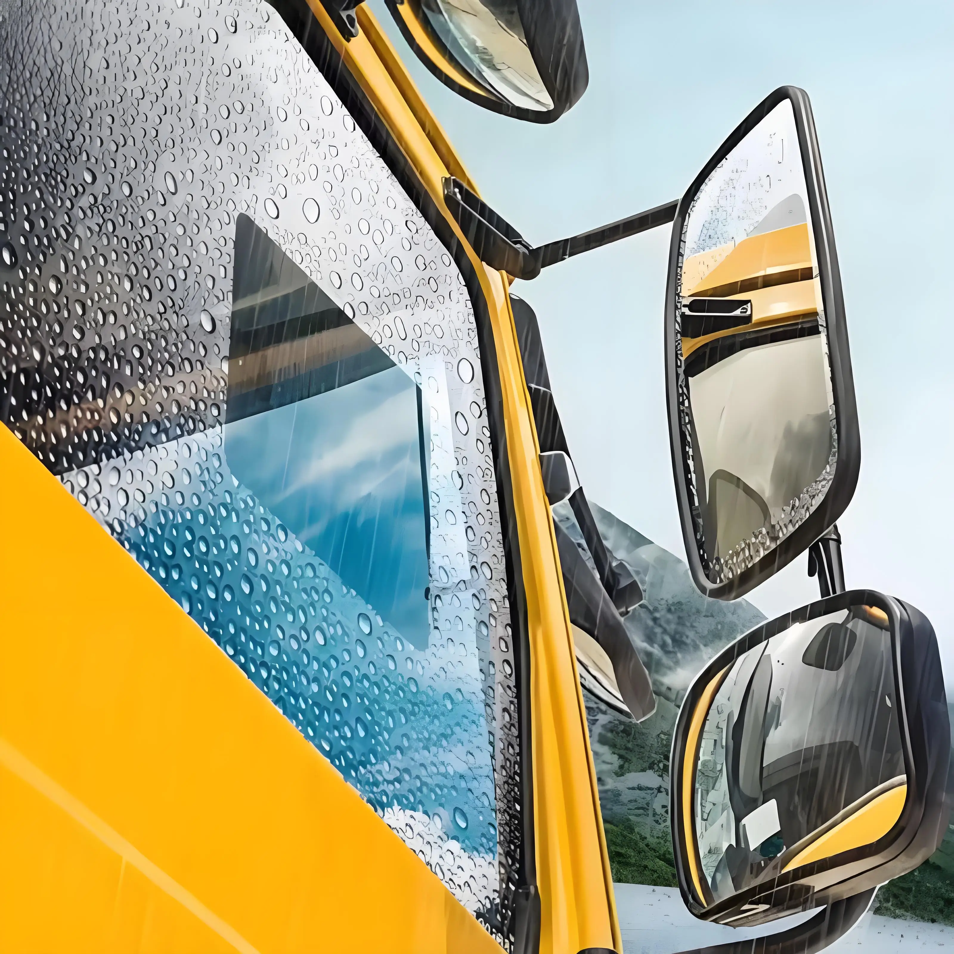 

1PC Car Rearview Mirror Film Side Window Transparent Rainproof Film Fog Mirror Protective Film Car Parts Bathroom Anti Fog Film