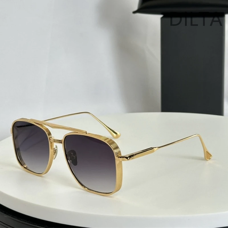 ROBERT Pilot Design Luxury Brand Sunglasses For Women Alloy Metal Style Trendy Oval UV400 Outdoor Trendy Fashion Eyewear Shades