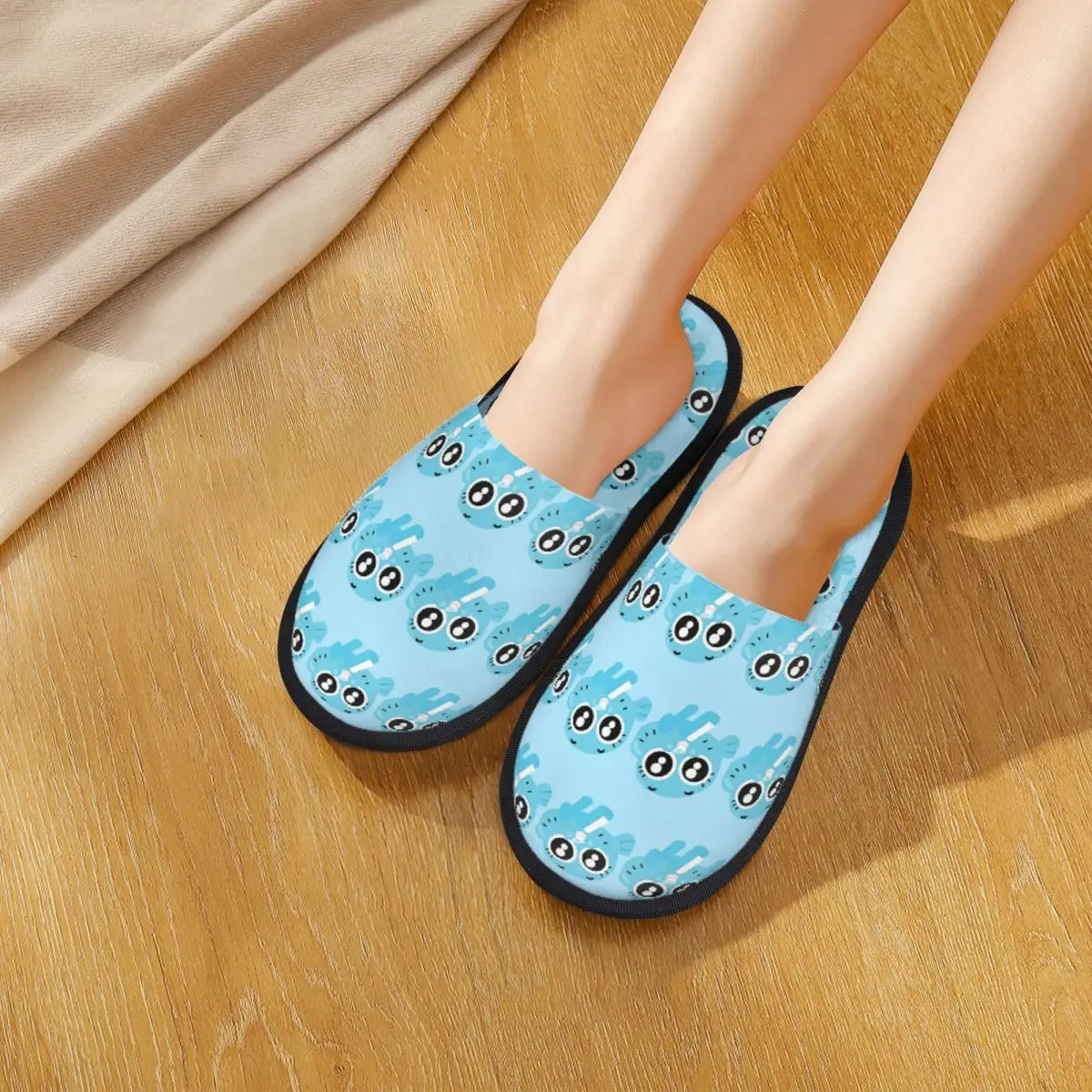 Custom Nicole Gumball Watterson Slippers Memory Foam Warm Soft Women House Slipper Bedroom Cozy Shoes