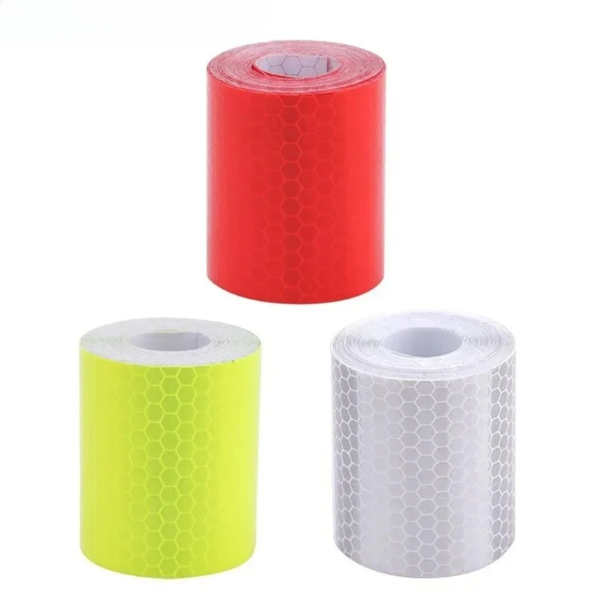 Weatherproof Long-Lasting High Visibility Reflective Tape 3*100x5cm Uses For Car Trailer Safety Gear