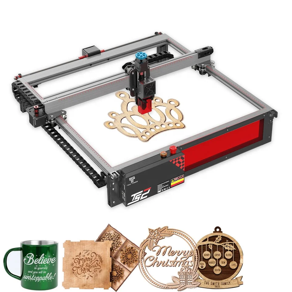 Portatile acrilico 3d foto cristallo automatico Mini stampante Cnc C02 taglio del legno Lazer Desktop La ser macchina per incidere