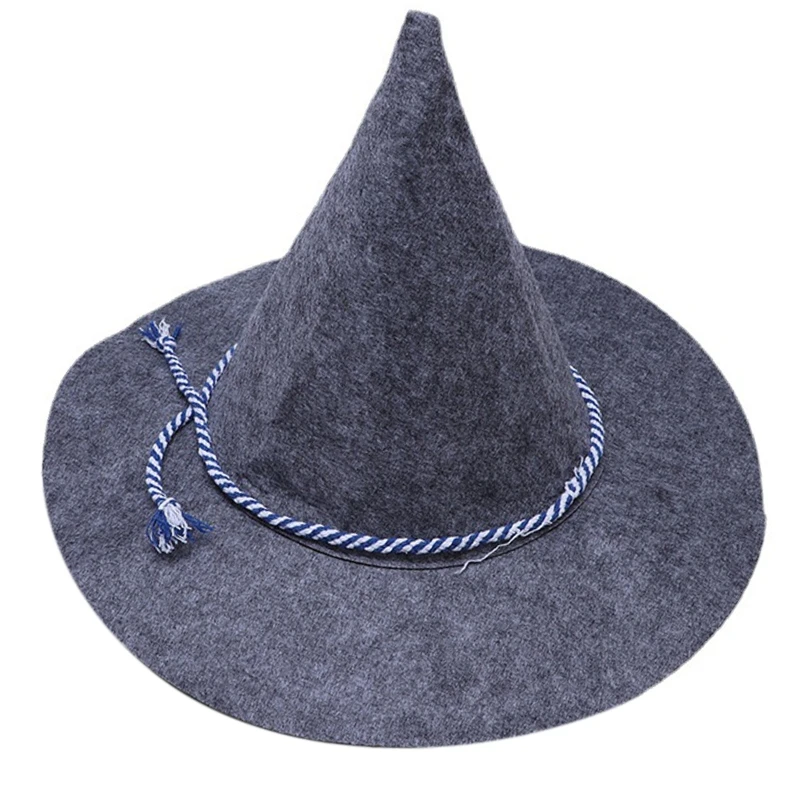 Halloween Witch Wizard Hat Party Costume Headgear Devil Cap Cosplay Props Decoration Accessories for Adult Women Men