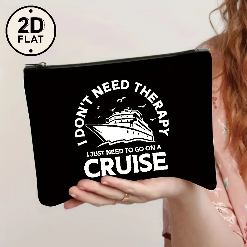 

Women's Cruise-Themed Makeup Travel Organizer Bag Essentials Birthday Christmas Gift for Women Sisters Daughters