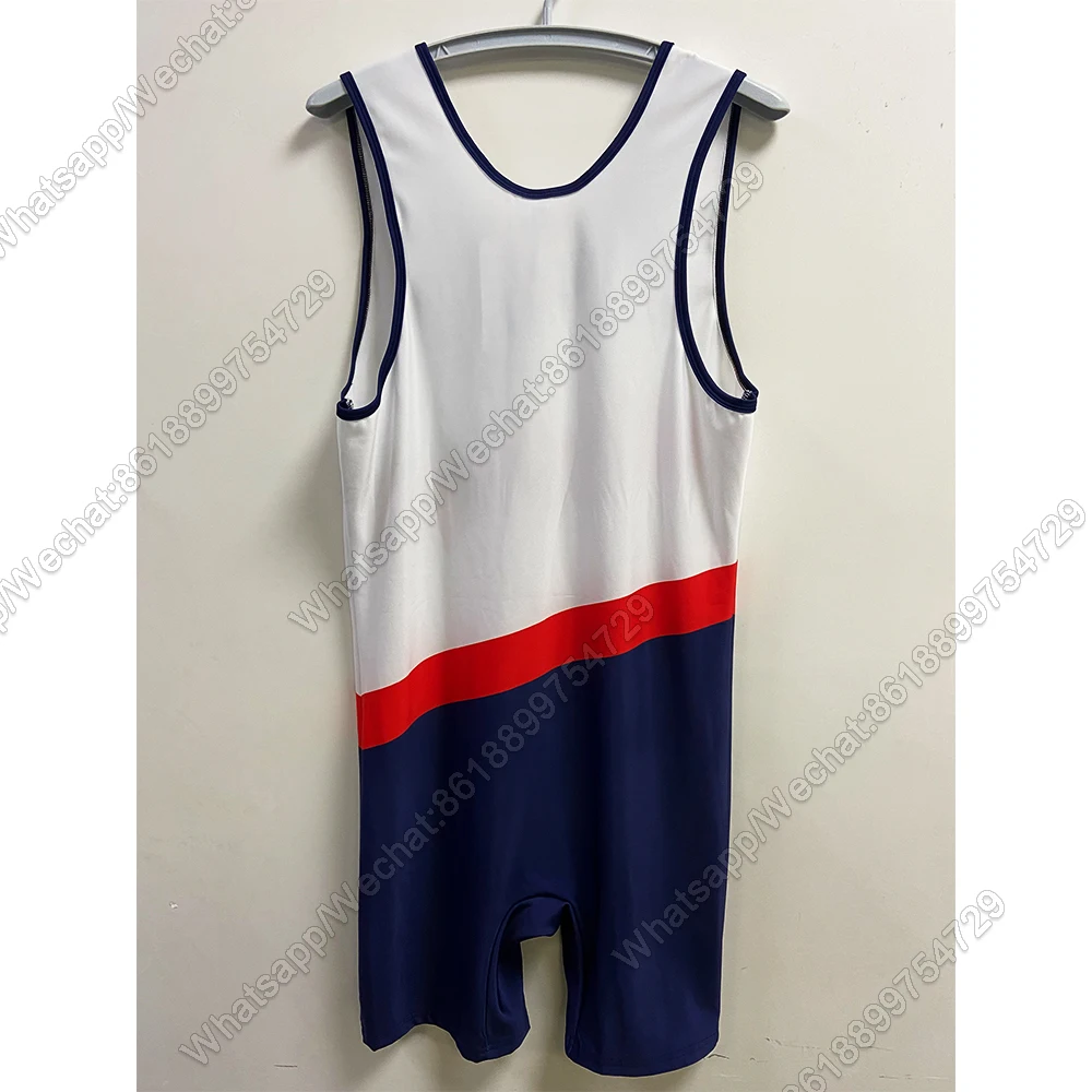 Wrestling Singlets Custom Skating Pulley Suit Marathon Running Wear Lightweight USA Triathlon Bodysuit Gym Gear Skinsuit Cycling