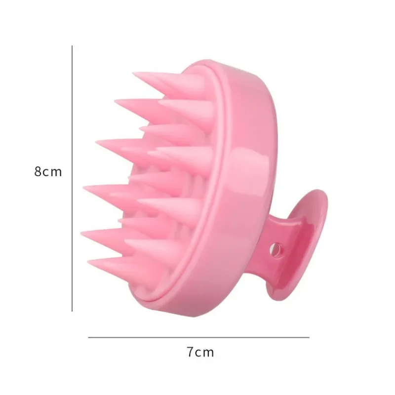 Multifunctional Silicone Scalp Massage Comb Shower Brush Mini Head Meridian Massage Wash Clean Care Hair Tool Brush