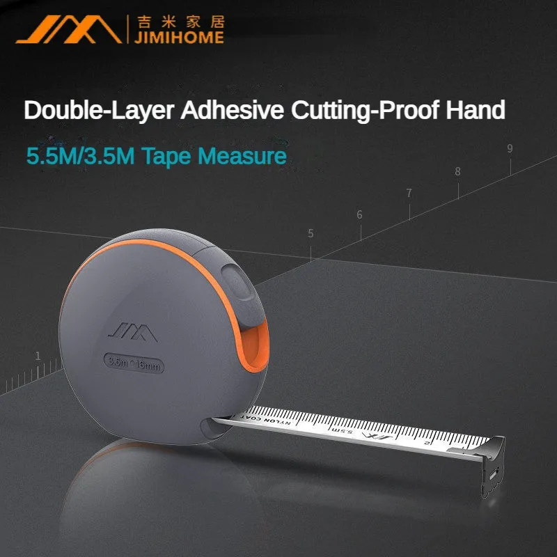 Xiaomi Jimihome Auto Self Lock Portable Tape Measure Coated Tape Ruler 5.5M/3.5M Waterproof and Resistant Steel Measuring Tape