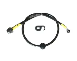 AN3 Motorcycle Stainless steel braided brake oil hose lines with Stainless steel crimped 10MM banjo female brake fitting