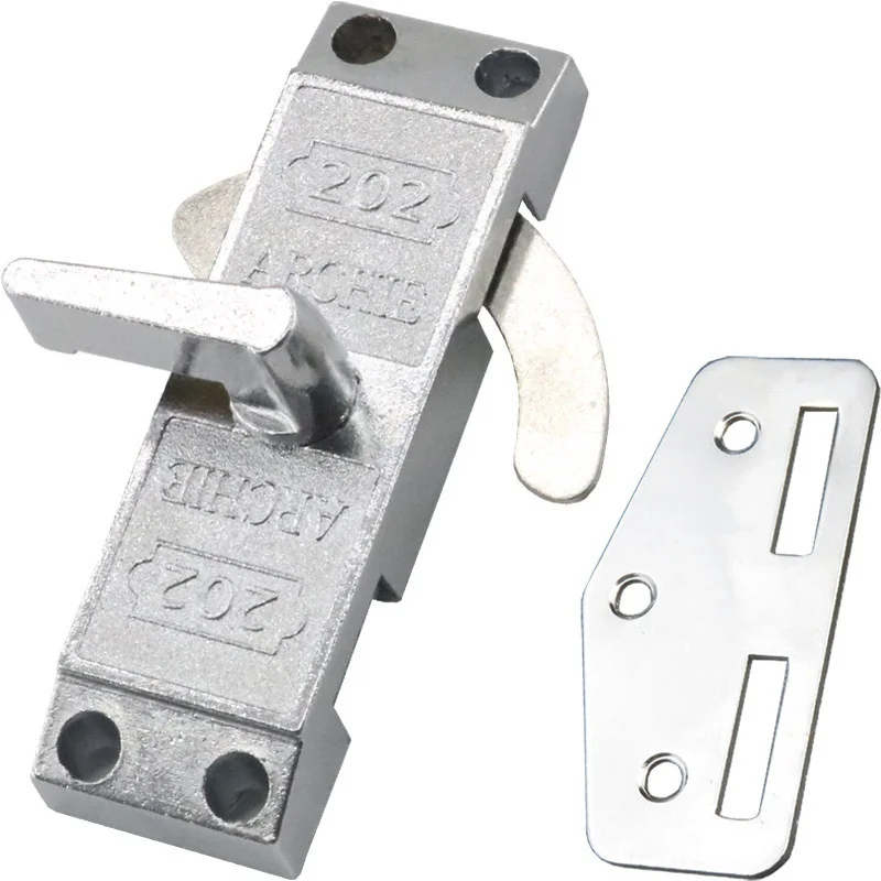 

Push Door Hook Lock Latch Wood Door Track Sliding Door Special For Bathroom Kitchen 180-Degree Old-Fashioned Hook Latch
