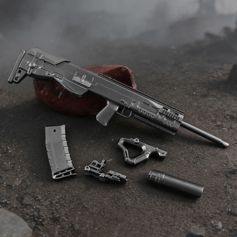 Delta Force ASH-12 Metal Model 21cm Zinc Alloy Miniature Replica Detachable Accessories Desktop Display Collection Gift view 3