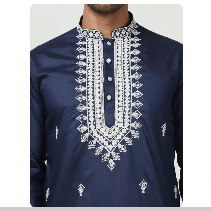 Indian ethnic style traditiona - Kurta Men Cotton ulasan dan harga