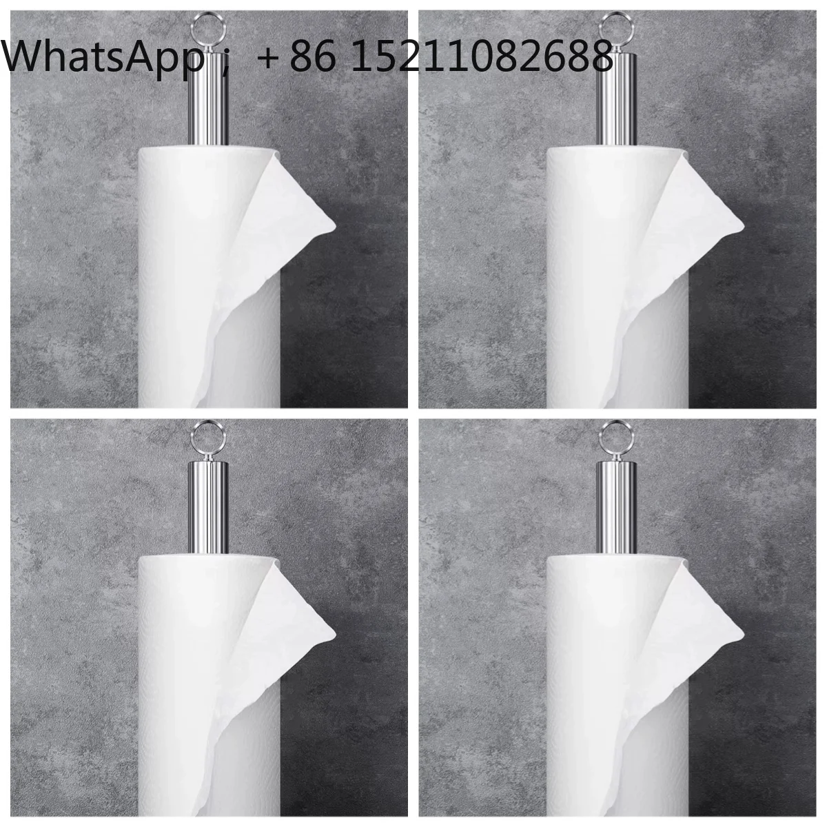 LLY luxury modern kitchen tissue roll paper rack, fashionable countertop storage, practical gift-giving home kitchen decoration