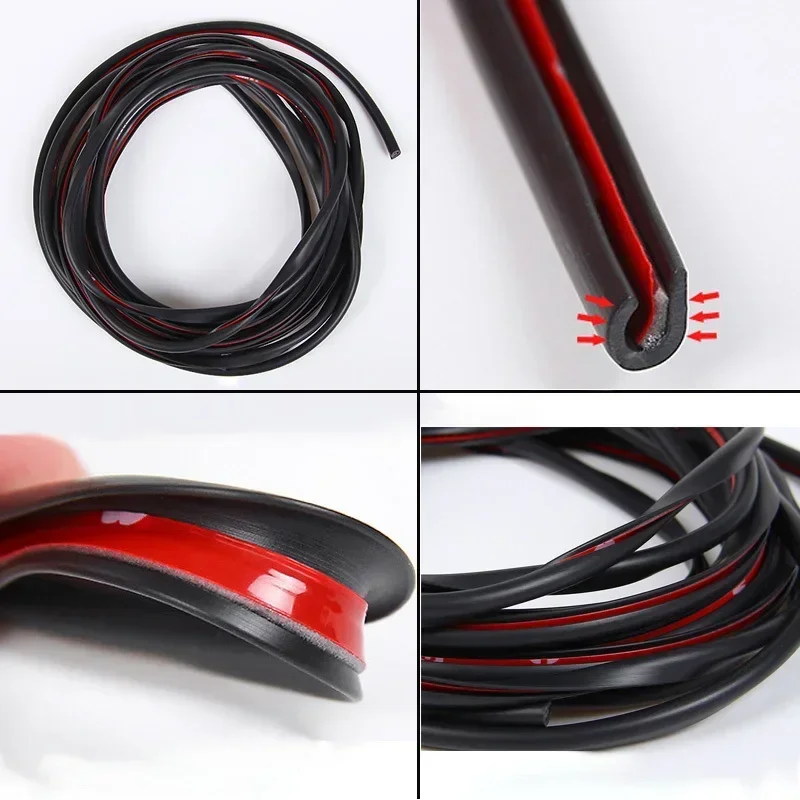Car Door Edge Scratch Protector with Steel Disc Bumper Trim Edge Scratch Protector Strip Sealing Guard Styling Protector Decor