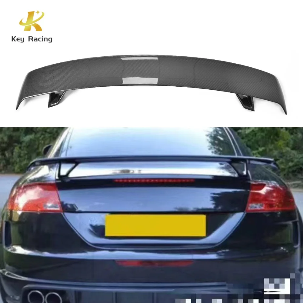 TT MK2 Rear Trunk Spoiler Refit Accessories Carbon Fiber Rear Spoiler Lip Wing Tail For Audi TT MK2 2006-2014