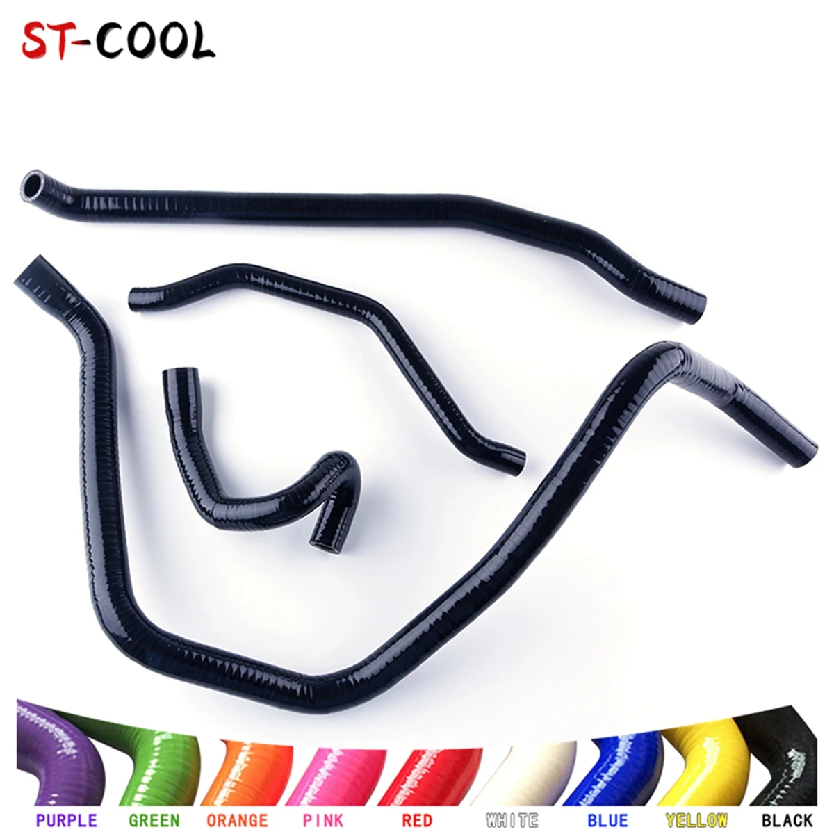 For Can Am Outlander 800 Max 650 500 2006 2007 2008 ATV 4x4 Radiator Coolant Hoses Kit Silicone Tubes Piping 4Pcs 10 Colors