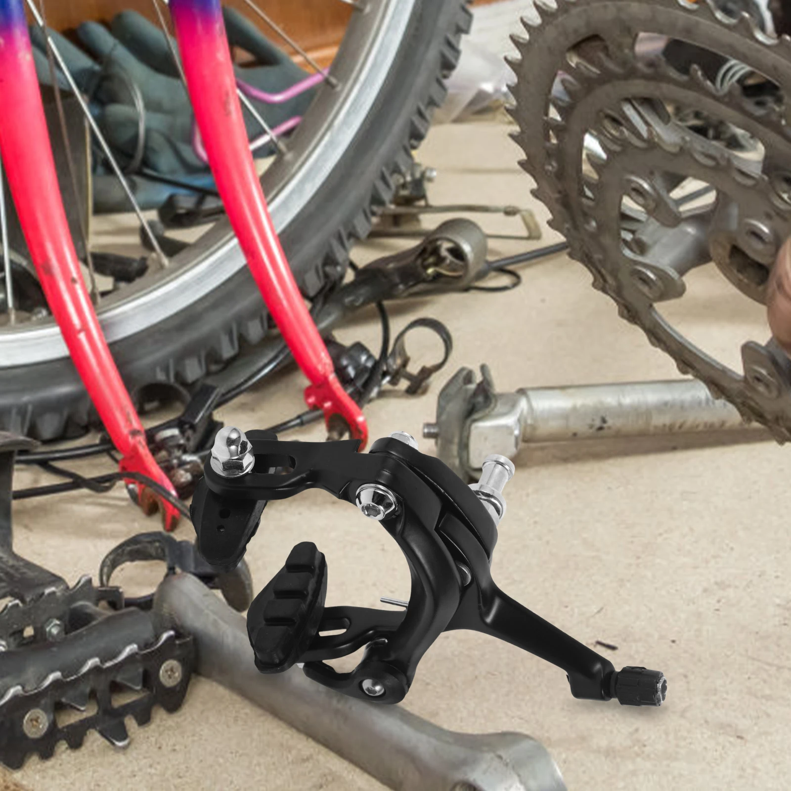 

1 пара велосипедных тормозных суппортов из алюминиевого сплава, прочные износостойкие велосипедные передние и задние тормоза, детали тормоза для горной дороги