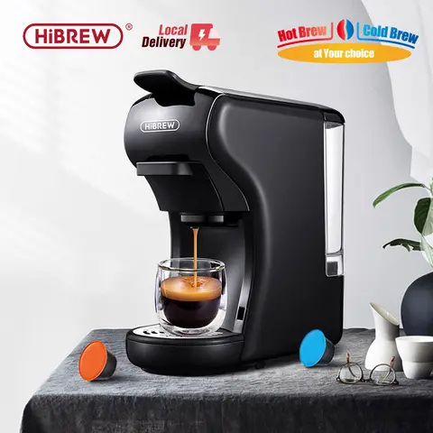 19 Bar 4-in-1 Capsule Coffee Maker HiBREW
