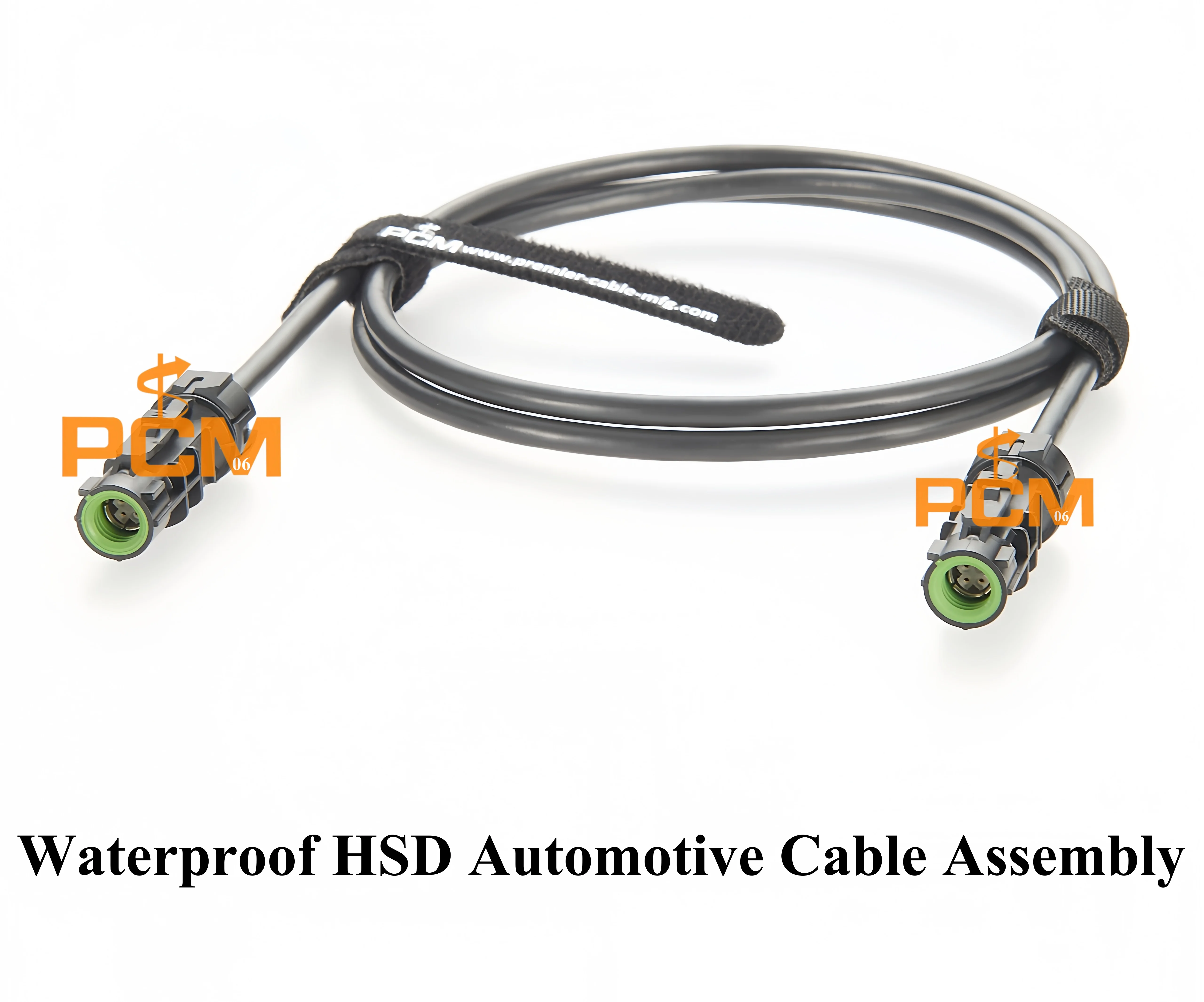 Original Rosenberger IP67 wasserdichtes HSD LVDS 535-Kabel, A Code 4-polig D4K14A-1D5A5-A Buchse auf Buchse Kfz-Kabelbaugruppe – Detail 1