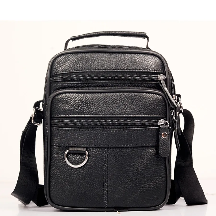 

【Новый стиль】Новый рюкзак из натуральной коровьей кожи, мужская сумка, деловая повседневная сумка через плечо, модный маленький рюкзак