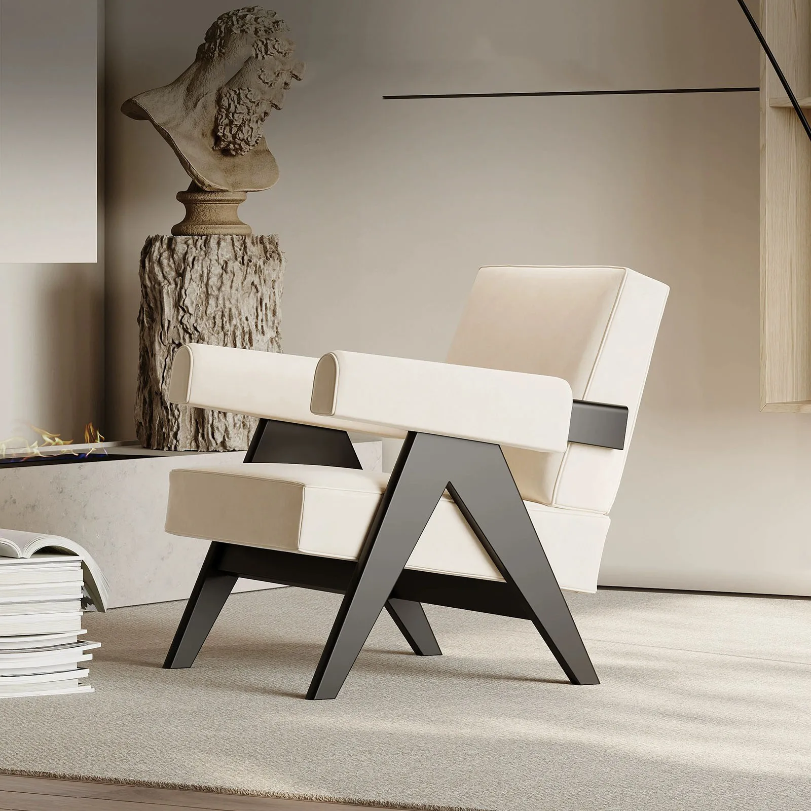 Sillón sofá individual americano