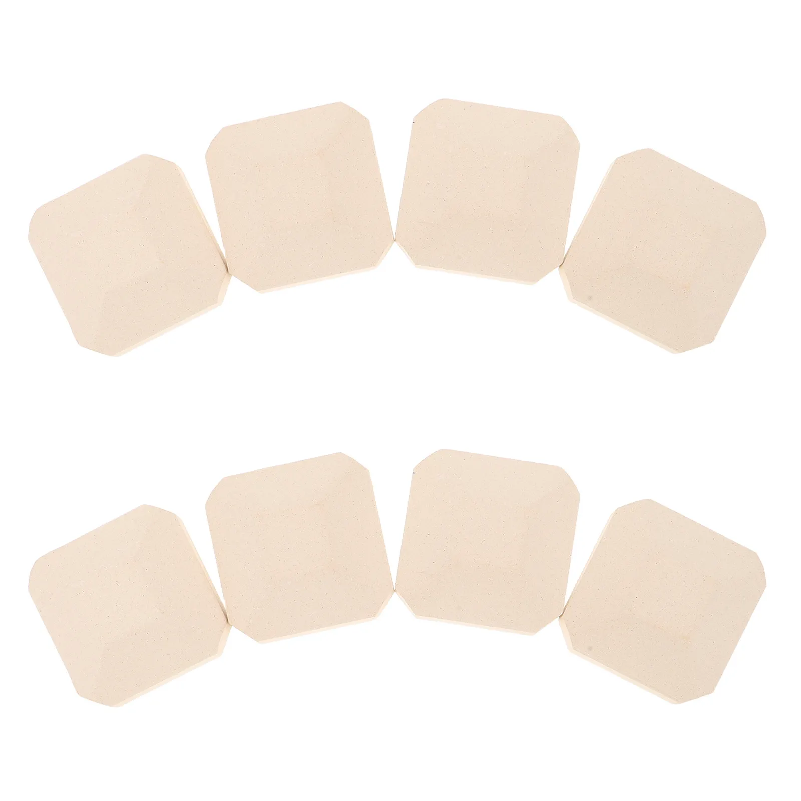 8Pcs Heavy Duty Ceramic Briquettes Gas Grill Heat Retention Blocks Bbq Lava Rock Alternative 2x2in Bbq Ceramic Briquettes