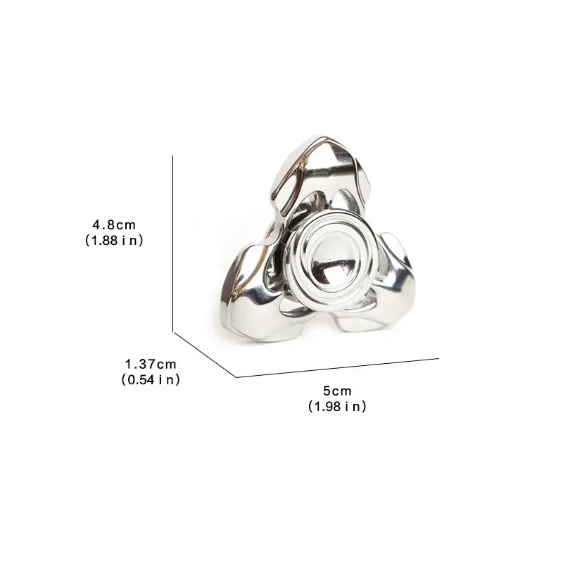 Fidget Spinner a tre foglie Fidget Spinning Toy Per adulti ADHD Anti-ansia Fidget Toy Ufficio Sollievo dallo stress Fidget Spinner Regali per adulti