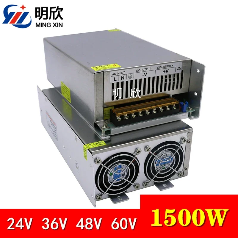 110v 230v Ac to Dc 24v 36v 48v 60v 72v 1000w 1200w 1500w Zasilacz prądu stałego 60v 25a 1500w Zasilacz impulsowy