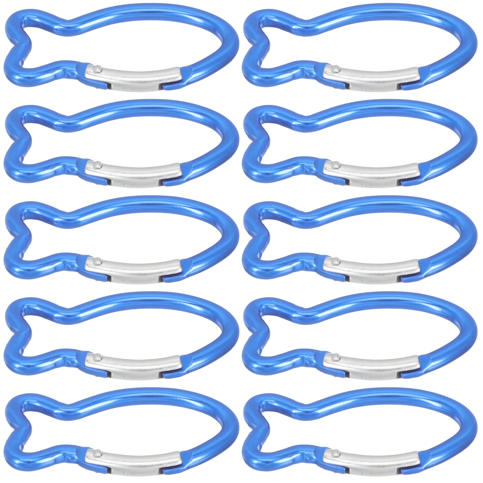 10 Pcs 등산 Carabiner 열쇠 고리 클립 미니 스포츠 야외 생존 장비 캠핑 후크 전문 여행