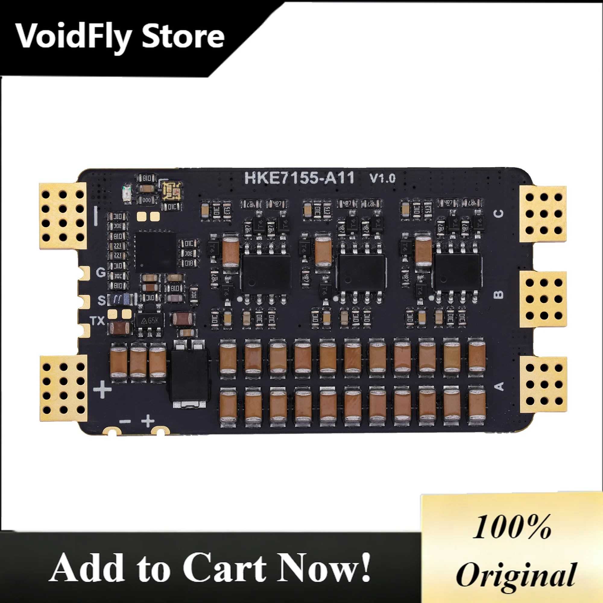 VoidFly HAKRC 7155 6-12S 80A Or 120A ESC Programmable magic LED light PWM/Oneshot125/42/Multispot/Dshot150/300/600 For FPV Racin