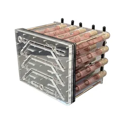 20 Pieces 25-200mm Bamboo Test Tube Ant Farm DIY Acrylic Ant House Bamboo Tube Nest Anthill Workshop Insect Castle Moisturize