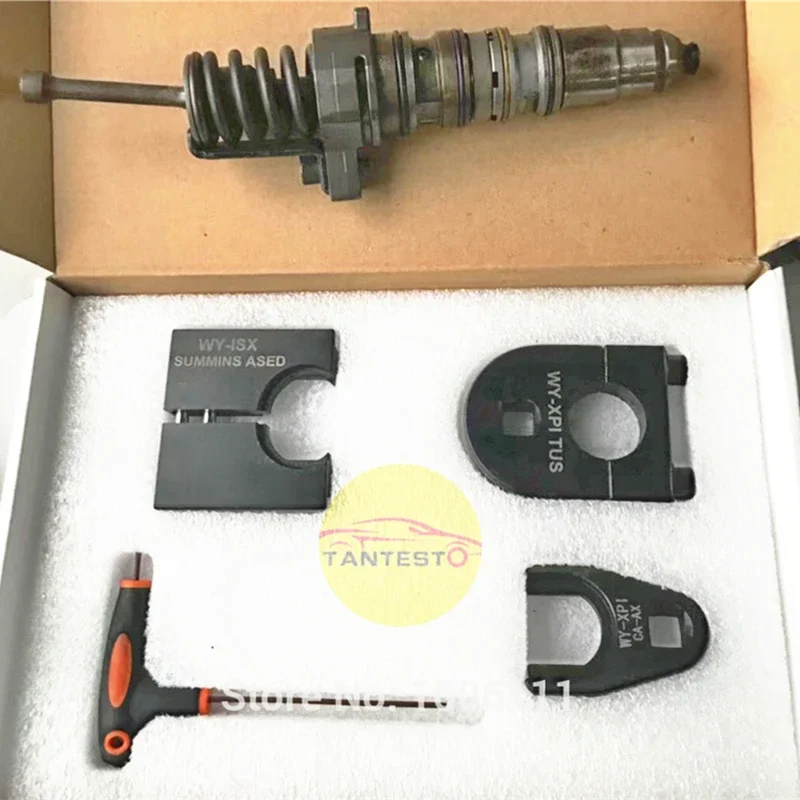 

Diesel Injector Nozzle Cap Remove Disassemble Clamp Adaptor Repair Tool for QSX15/ISX15 4010346 4062569