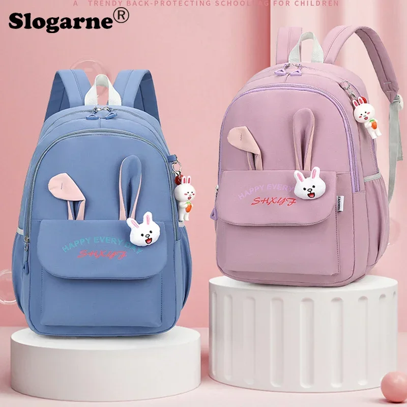 

Students Cute Rabbit Schoolbag Teenagers Girls Book Bag Children Kawaii Backpack Women Laptop Backpacks Kids School Bags Mochila