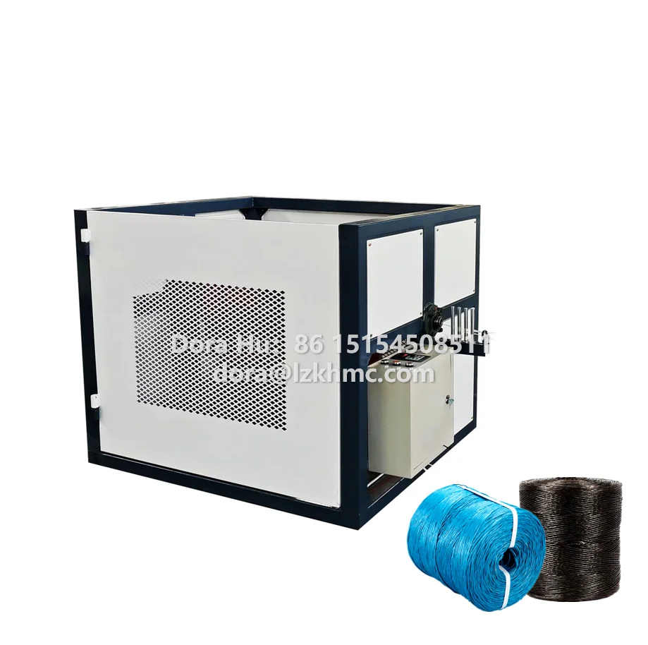 Pp Twine Twisted Rope Spool Winding Machine Inflow Twister Machine