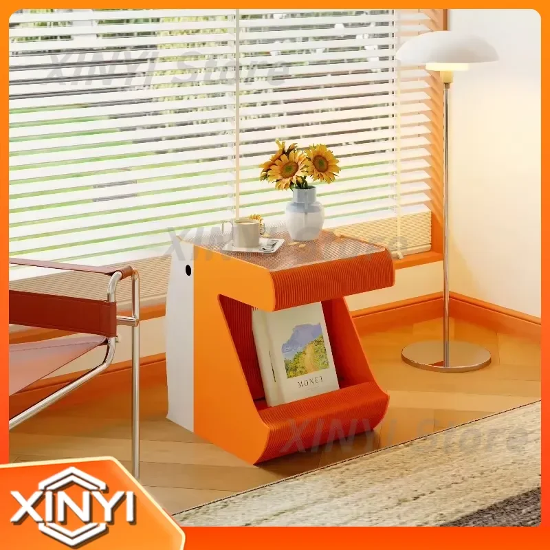Ihpaper Toucan Foldable Side Table for Sofas Small Colorful Craft Paper Table for Shops or Home Use