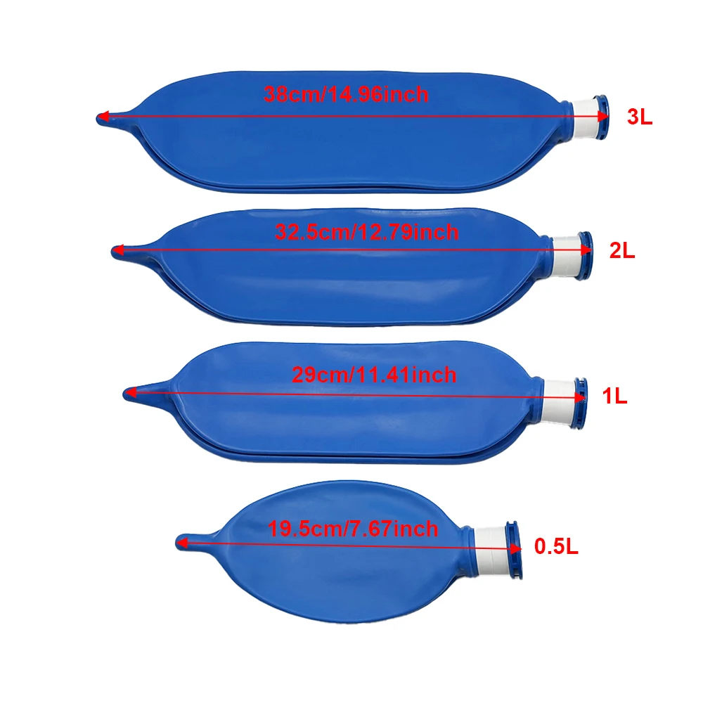 Animal Anesthesia Machine Air Storage Bag Non Latex Simulated Lung Air Storage Bag Breathing Bag Anesthesia Respiratory Circuit