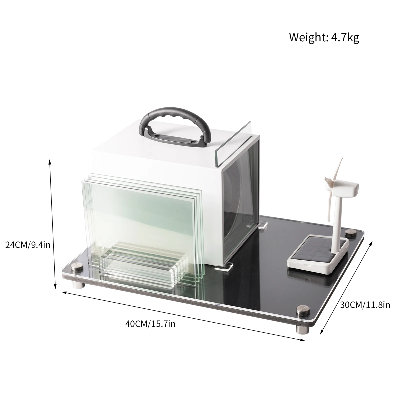 Car Window Tint Tester Visible Light Transmittance Detector Thermal Insulation Testing Instrument for Auto Solar Window Film