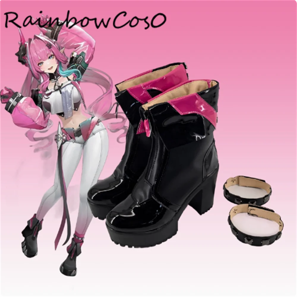 Yvonne Arknights: Endfield Cosplay Shoes Boots Game Anime Party Halloween RainbowCos0 W5000