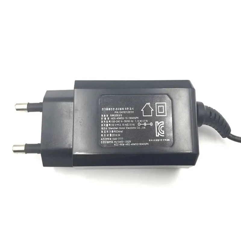 Original 19V 2.1A 40W 3.0x1.0mm AC Adapter For LG LCAP48-WK WA-40G19FS ADS-40MSG-19 19040GPK GRAM Laptop Power Supply Charger