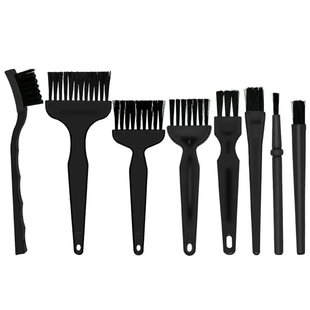 8PCS Brush Anti-Static Kit Circuit Board Cleaning Brush Dust Removal Brush Cleaning Brush Plastic Brush ESD Brush Computer Clean