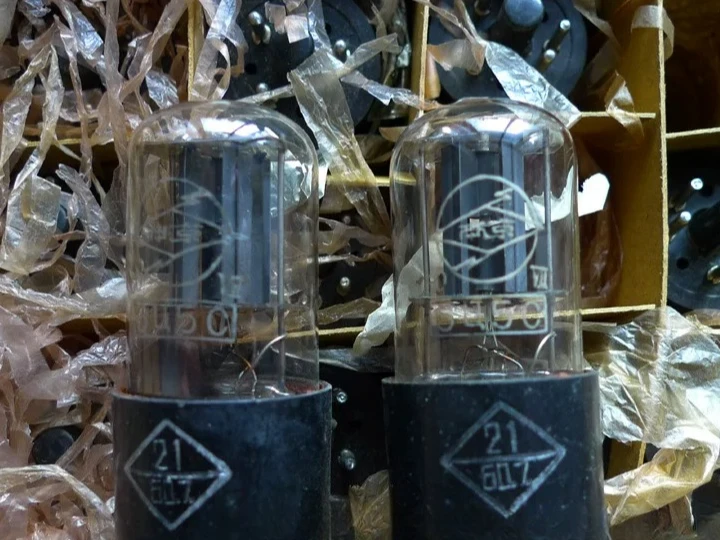 for Nanjing 6U5C direct type 6Z5P/6X5/6X5GT early 1960 production electronic tube pair