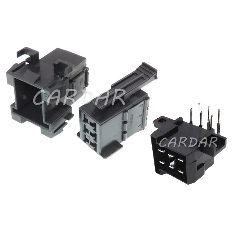 1 Set 6 Pin 2.8 Series Auto Electric Cable Plastic Housing Unsealed Connector AC Assembly 929505-2 929504-2 Car Wiring Socket