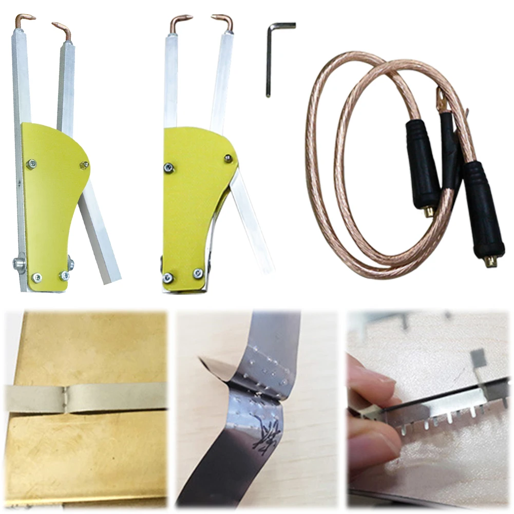 Epoxy Board Butt-Soldering Tongs Solder Pen Pressure Adjustable Epoxy Board Pen Butt Soldering Tong Tools 18650 Spot Weld